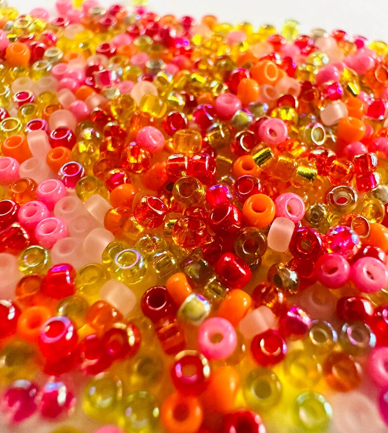 Miyuki 11/0 Seed Bead Mixes (20 grams@ 2200 beads) - Tango, Serenity, Earthtone, Formal, Lilac and Honey, DIY Jewelry Making Tango
