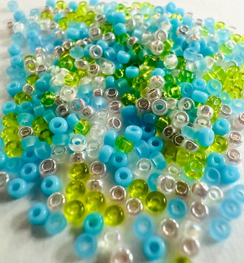 Miyuki 11/0 Seed Bead Mixes (20 grams@ 2200 beads) - Tango, Serenity, Earthtone, Formal, Lilac and Honey, DIY Jewelry Making image 5