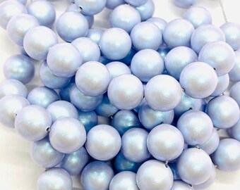 Swarovski #5810 Iridescent Dreamy Blue Round Pearls (Choose from 3mm, 4mm, 6mm, 8mm or 10mm)