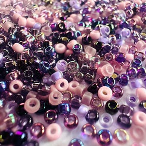 Miyuki 11/0 Seed Bead Mixes (20 grams@ 2200 beads) - Tango, Serenity, Earthtone, Formal, Lilac and Honey, DIY Jewelry Making image 9