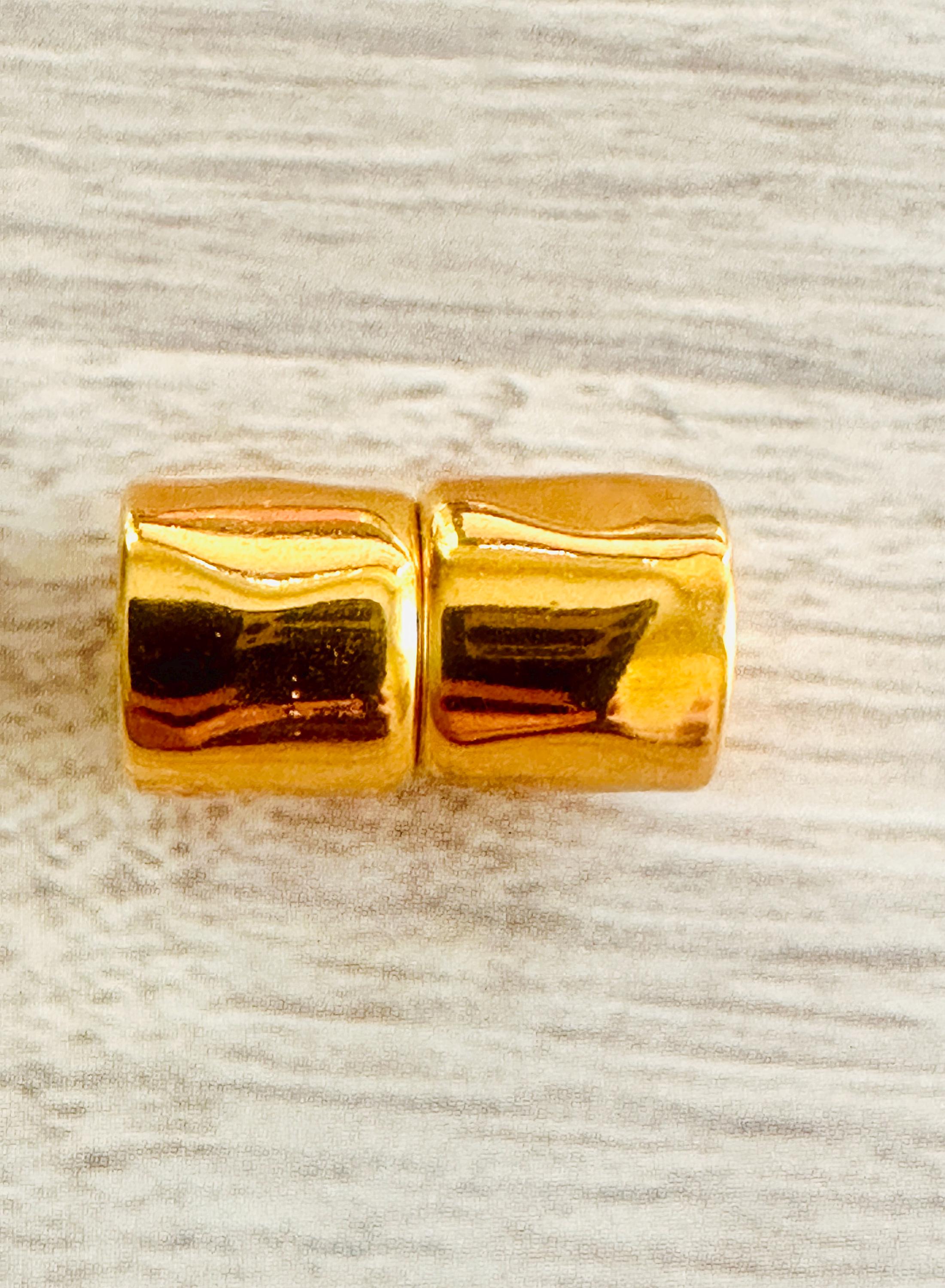 Hammered Magnetic Clasp Hypoallergenic - 8mm Inner Diameter, DIY