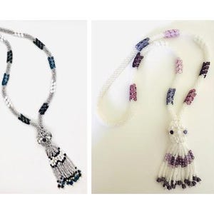 All Buttoned Up Kumihimo Kit - Black and Silver OR Purple