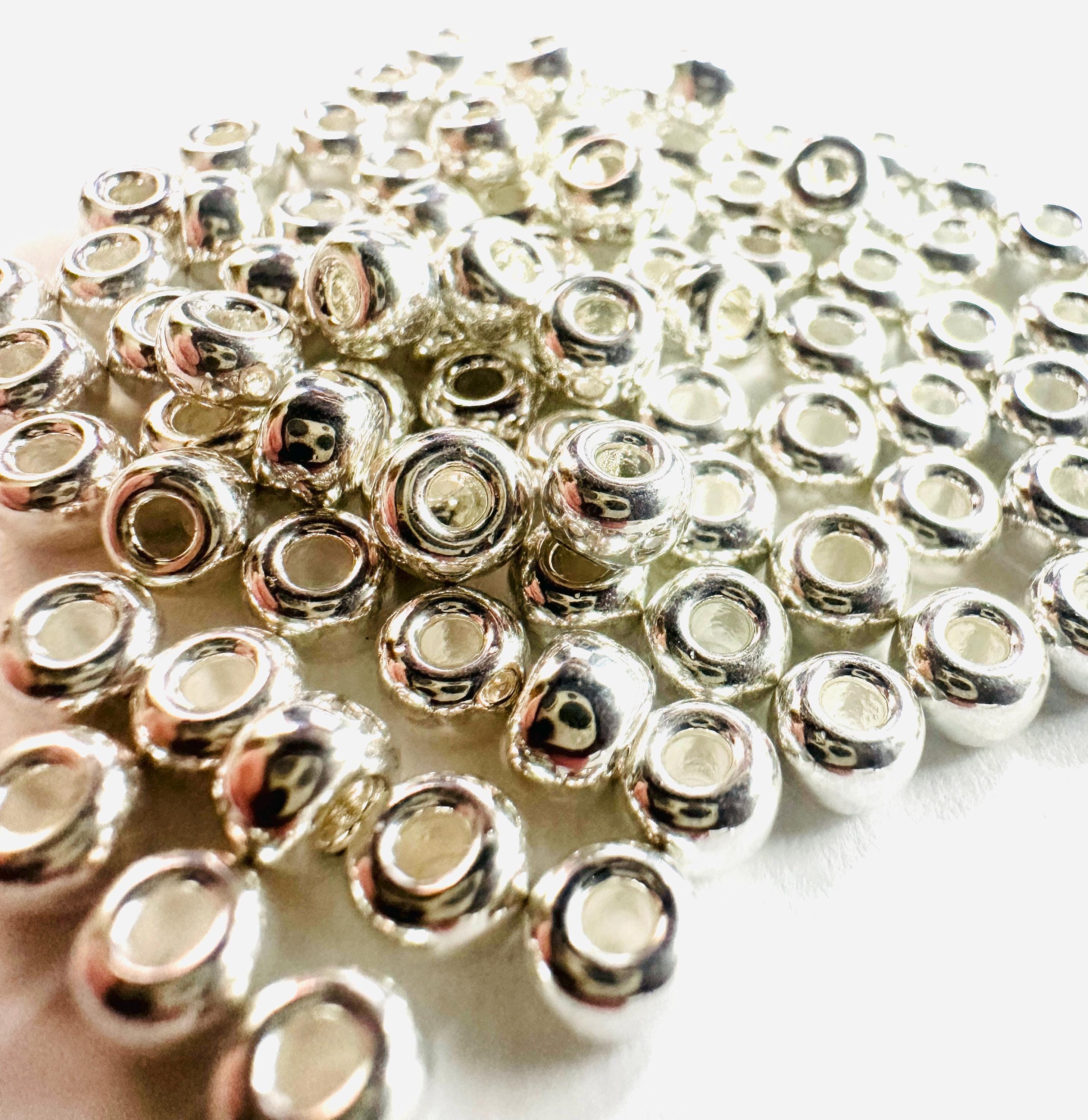 Miyuki Bright Sterling Silver #961 Rocaille Seed Beads - Comes in