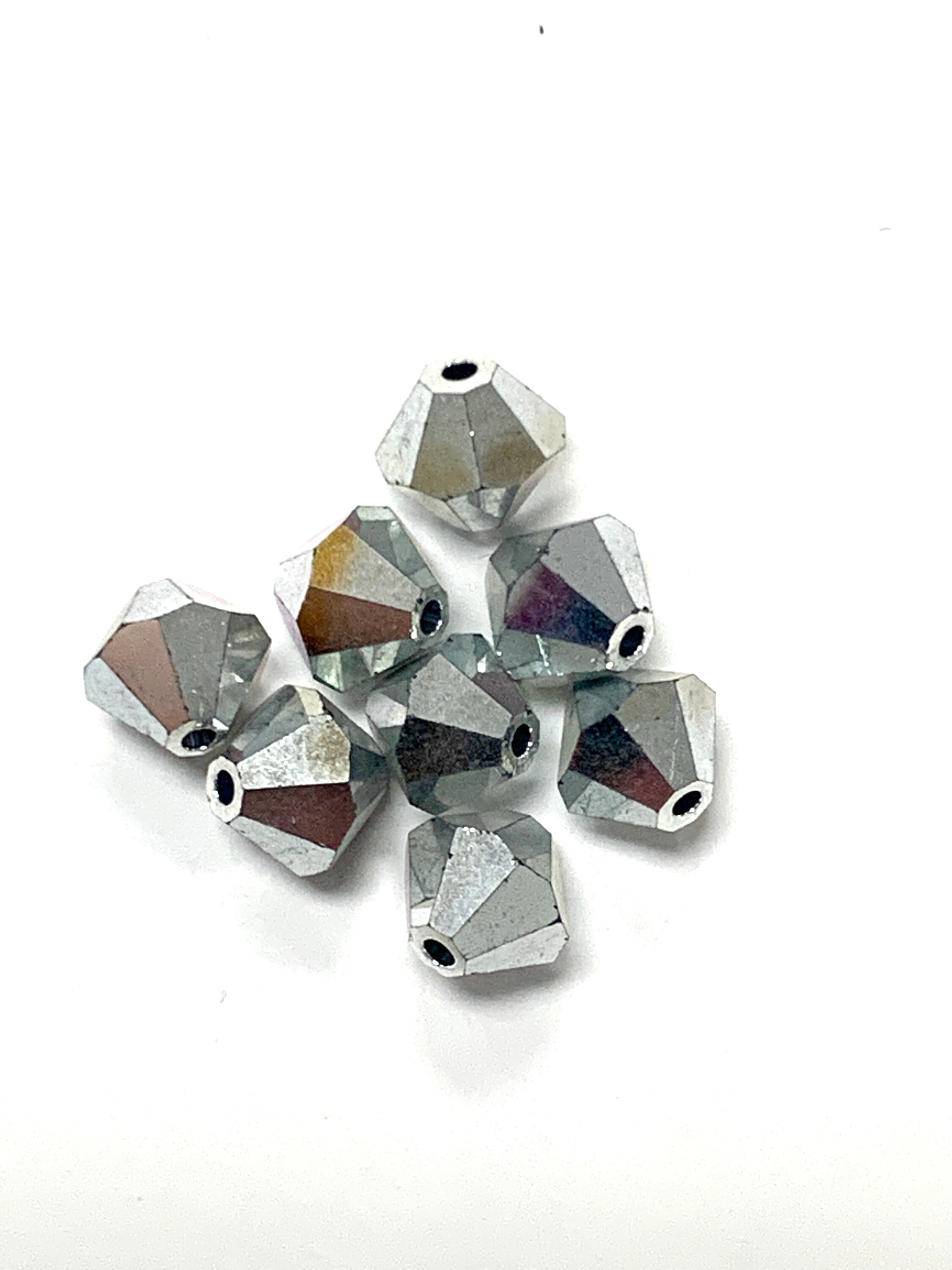 6mm Swarovski 5328 AB 2X Bicone Crystal Beads- Comes in Multiple