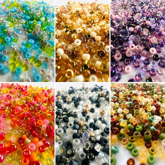 Miyuki 11/0 Seed Bead Mixes  (20 grams@ 2200 beads) - Tango, Serenity, Earthtone, Formal, Lilac and Honey, DIY Jewelry Making