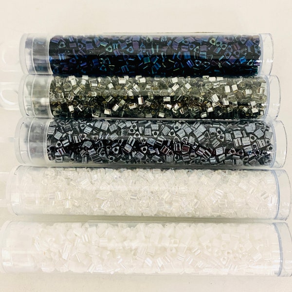 11/0 Triangle Toho Seed Beads (12.5grams) - Faceted and Dimensional Perfect for Beading- CHOOSE from 5 Colors
