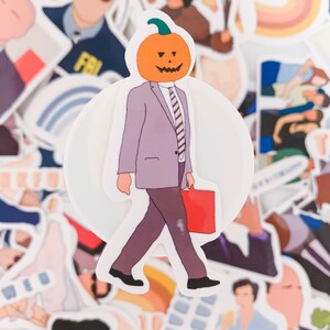 THE OFFICE Dwight Schrute Halloween Sticker - Vinyl Waterproof Sticker