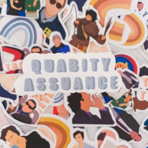 THE OFFICE Quabity Assuance Sticker - Vinyl Waterproof Sticker