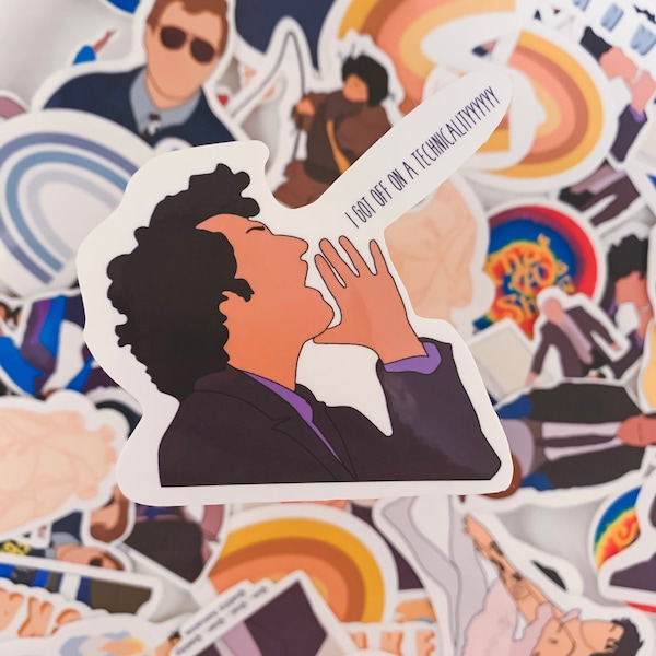 PARKS AND RECREATION Jean Ralphio Sticker - Vinyl Waterproof Sticker