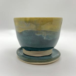Light and Dark Blue Planter