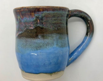 Blue and Brown Mug 8 fl.oz.