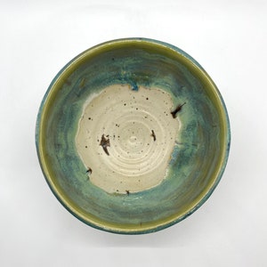 Green and White Bowl