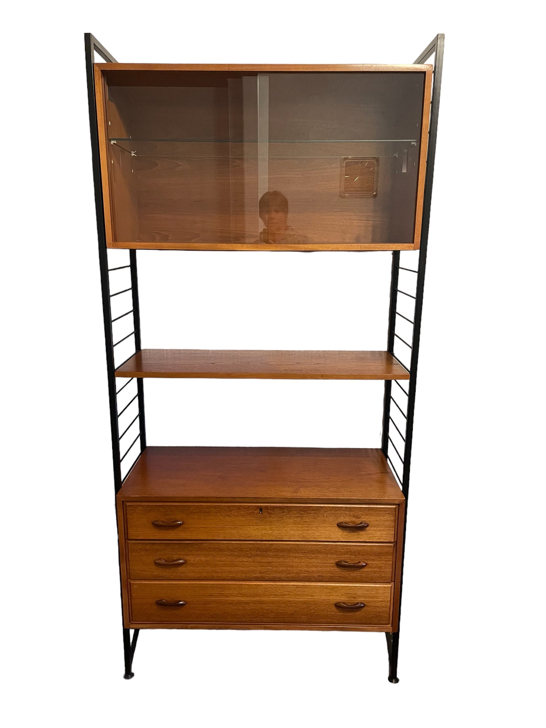 Ladderax 3 Bay Unit Shelving System Bookshelf Storage Heals for Staples