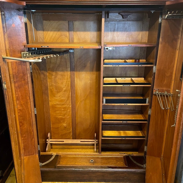 Gentleman’s Compendium Wardrobe by Compactum Ltd 1930’s Statement Piece