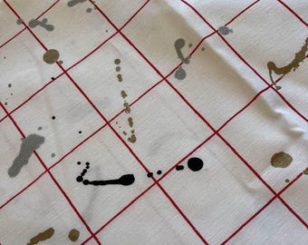 Paint splatter fabric