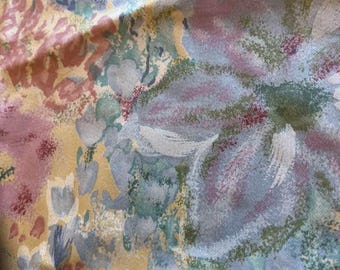 Soft pastel flower fabric- Mardi gras collection by mill creek fabrics