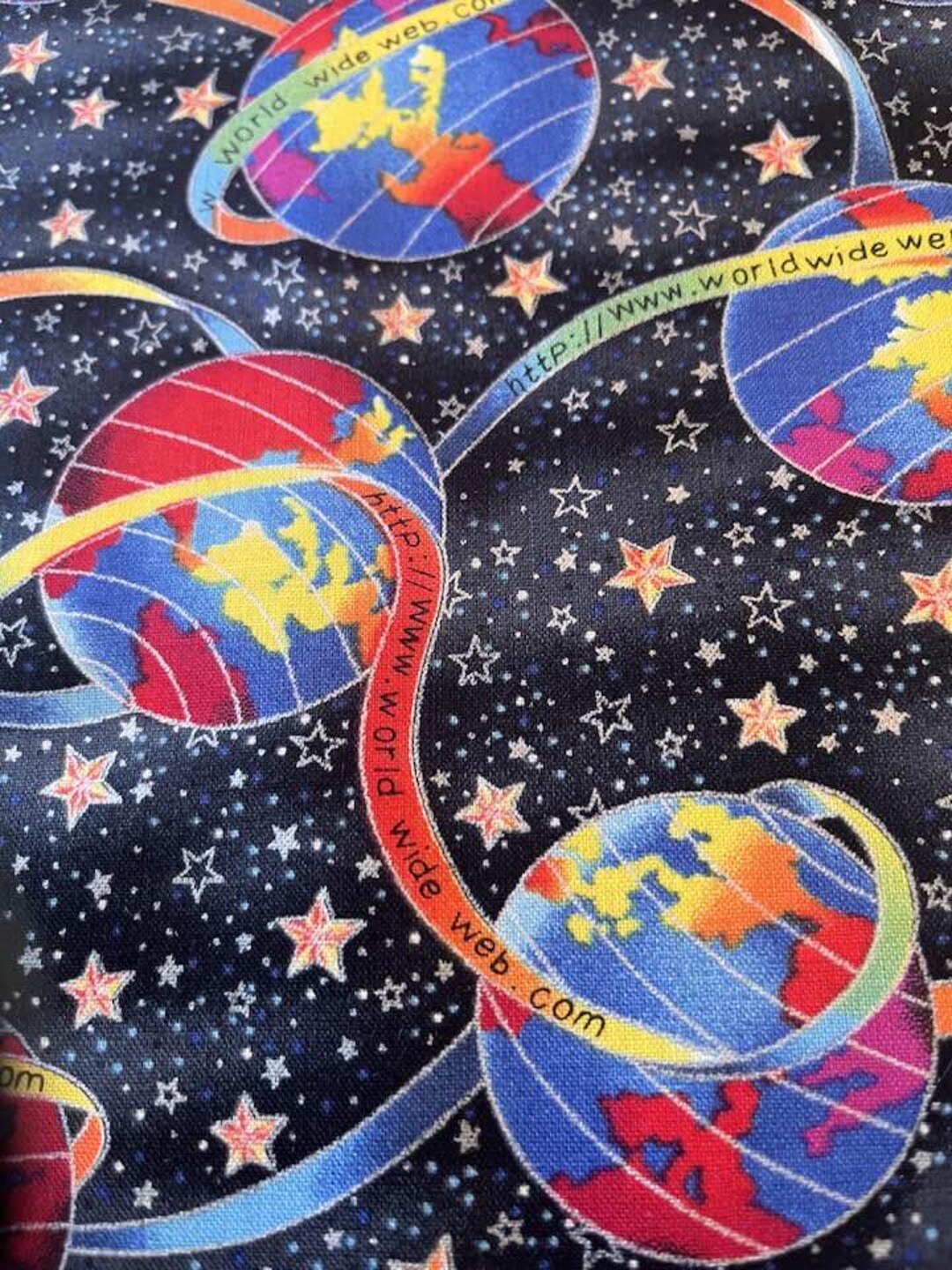 The Right Stuff by Hoffman International Fabrics- Computer/ World Wide ...