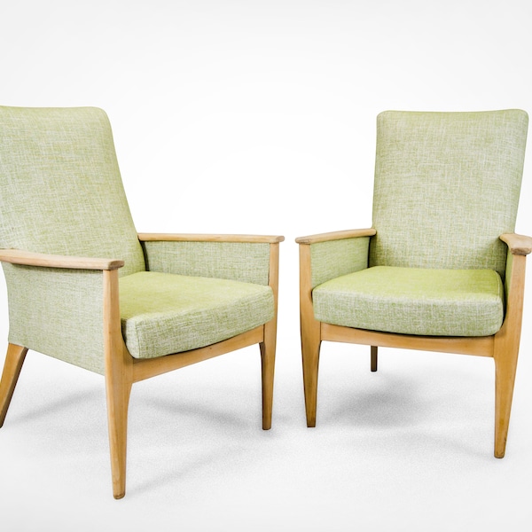 1960s Pair of Parker Knoll Club Chairs Model No. 988/1023