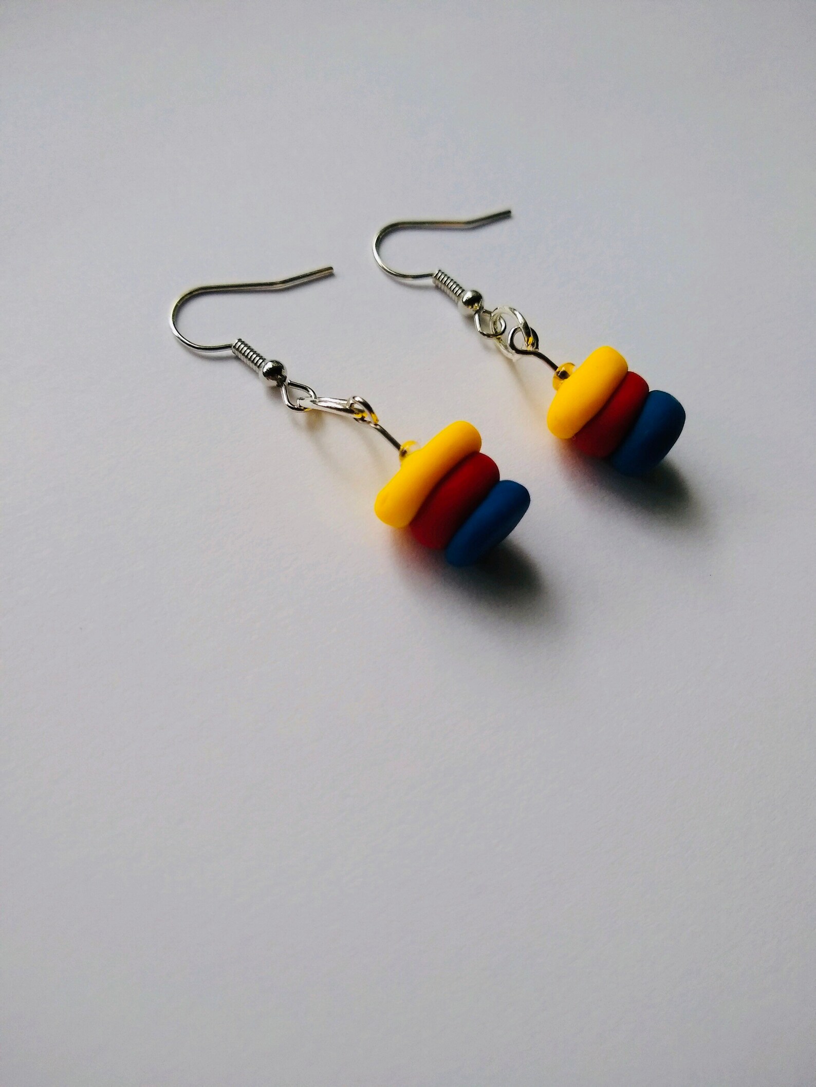 Primary Color Earrings Etsy