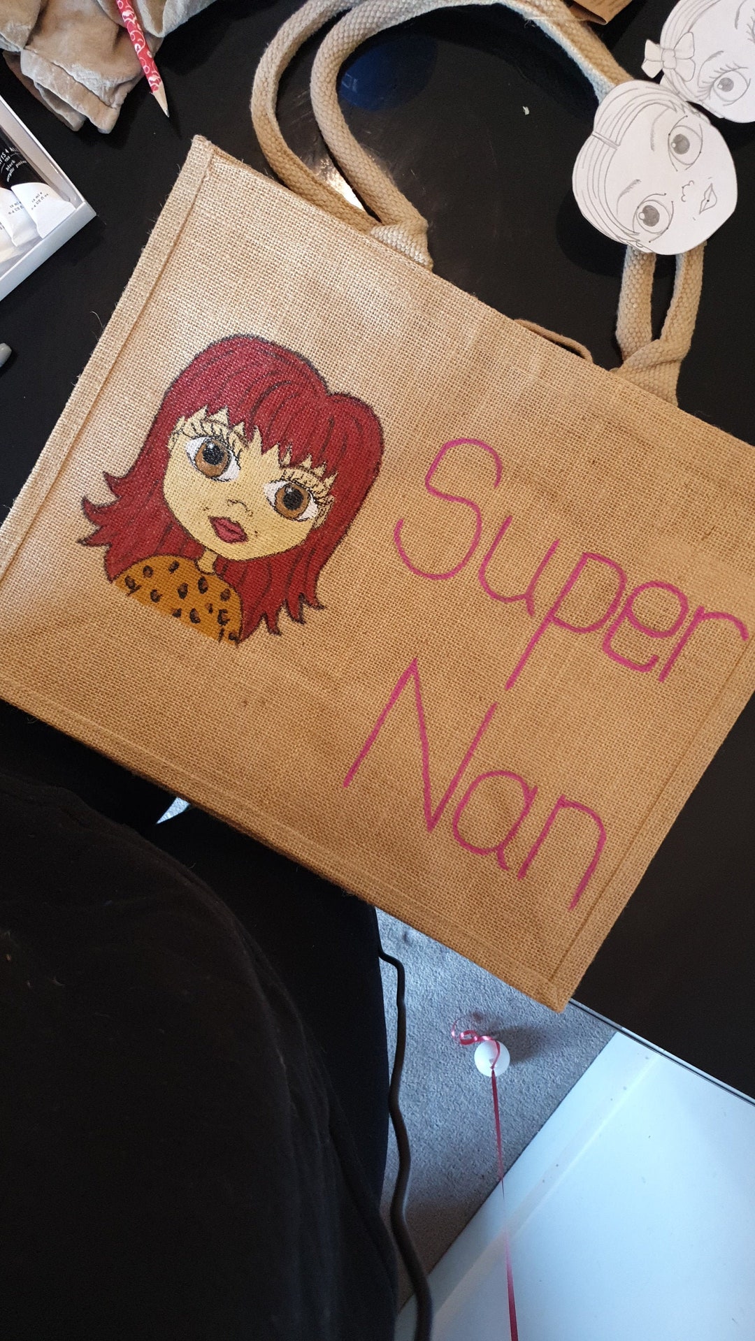 Personalised Hessian Bags Etsy