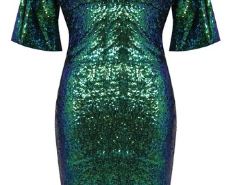 green sparkly dresses uk