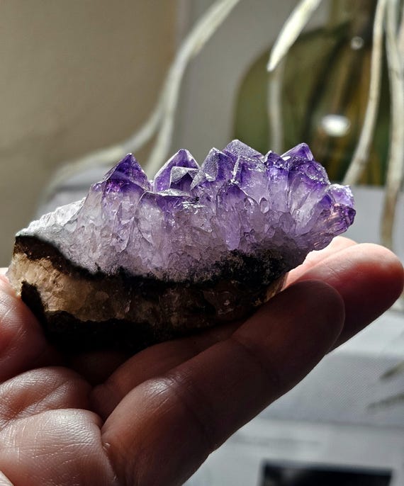 Beautiful Small Amethyst Crystal Specimen From Uruguay, Healing
