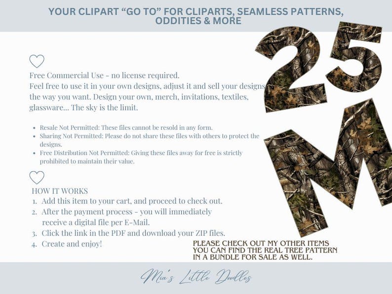 Alphabet and Numbers, Realistic Real Tree Patterns, Woods Hunting ...