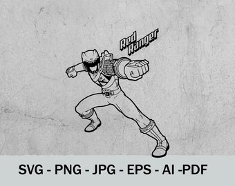 Download Power Rangers Svg Etsy