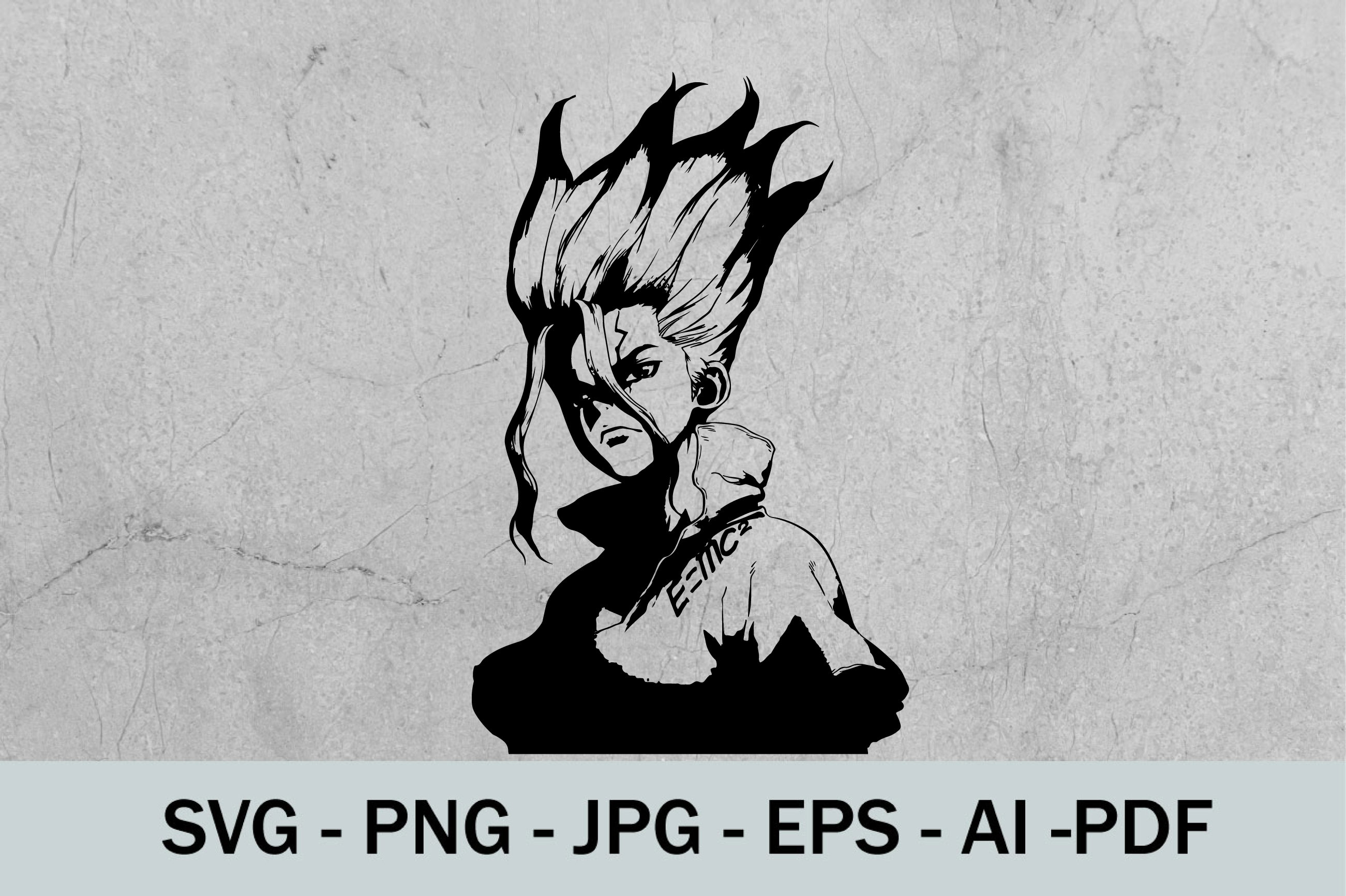 Dr Stone Svg Anime Svg Anime Logo Anime Clipartcut Etsy