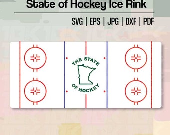 The State of Hockey Ice Rink Digital Download