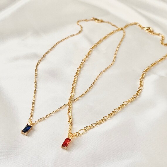 Custom Handmade Baguette Gem Stone Baby 