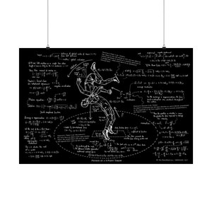Wrestling Physics Poster-Gift For Wrestler-Wrestling Wall Art-Wrestling Coach Gift-Folkstyle-Greco-Roman-Physics Poster-