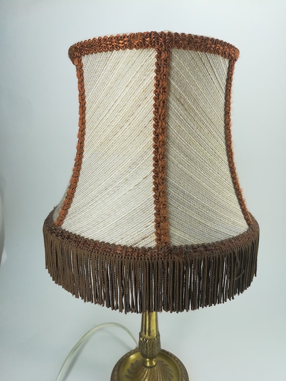 Night Table Lamp, Vintage Brass Night Light