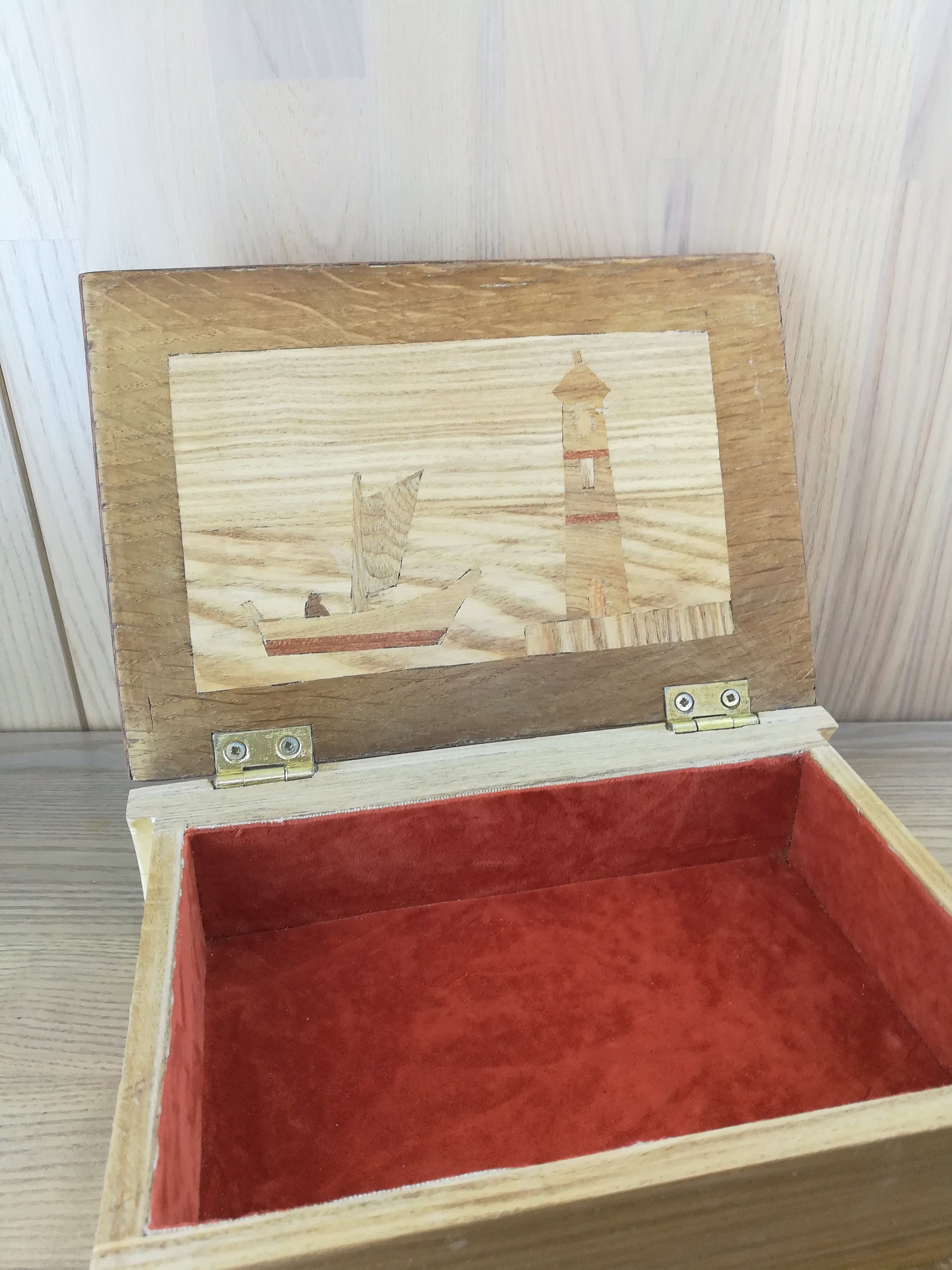 Wooden Jewellery Box, Decorative Wood Box, Wooden Book Etsy
