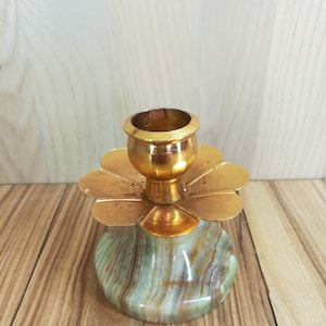Vintage Onyx Candlestick