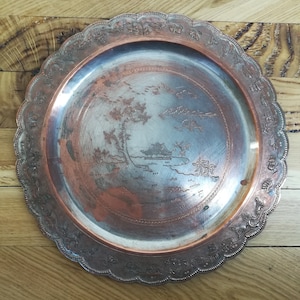 Ornamented Metal Plate