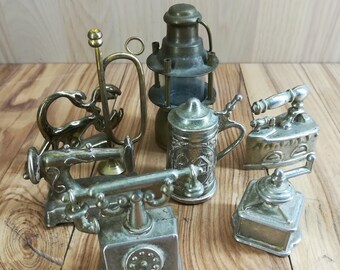 Vintage Brass and Tin Miniatures