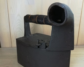 Coal-Fired Iron, Antique Coal Iron, Charcoal Iron