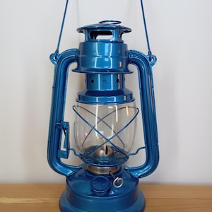 Blue Kerosene Lantern