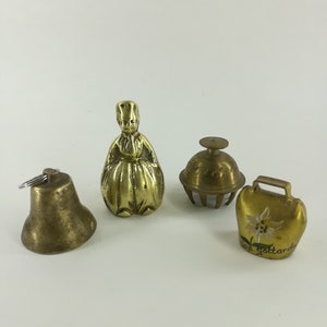 Brass Bells, Vintage Bell Set