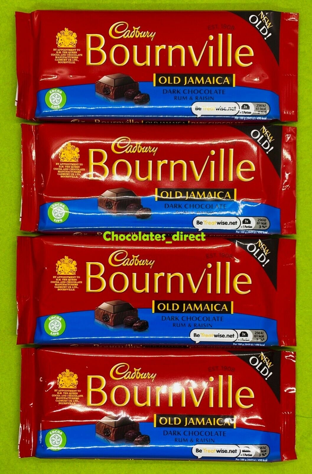 Cadbury Bournville Old Jamaica Rum & Raisin Dark Chocolate Etsy UK