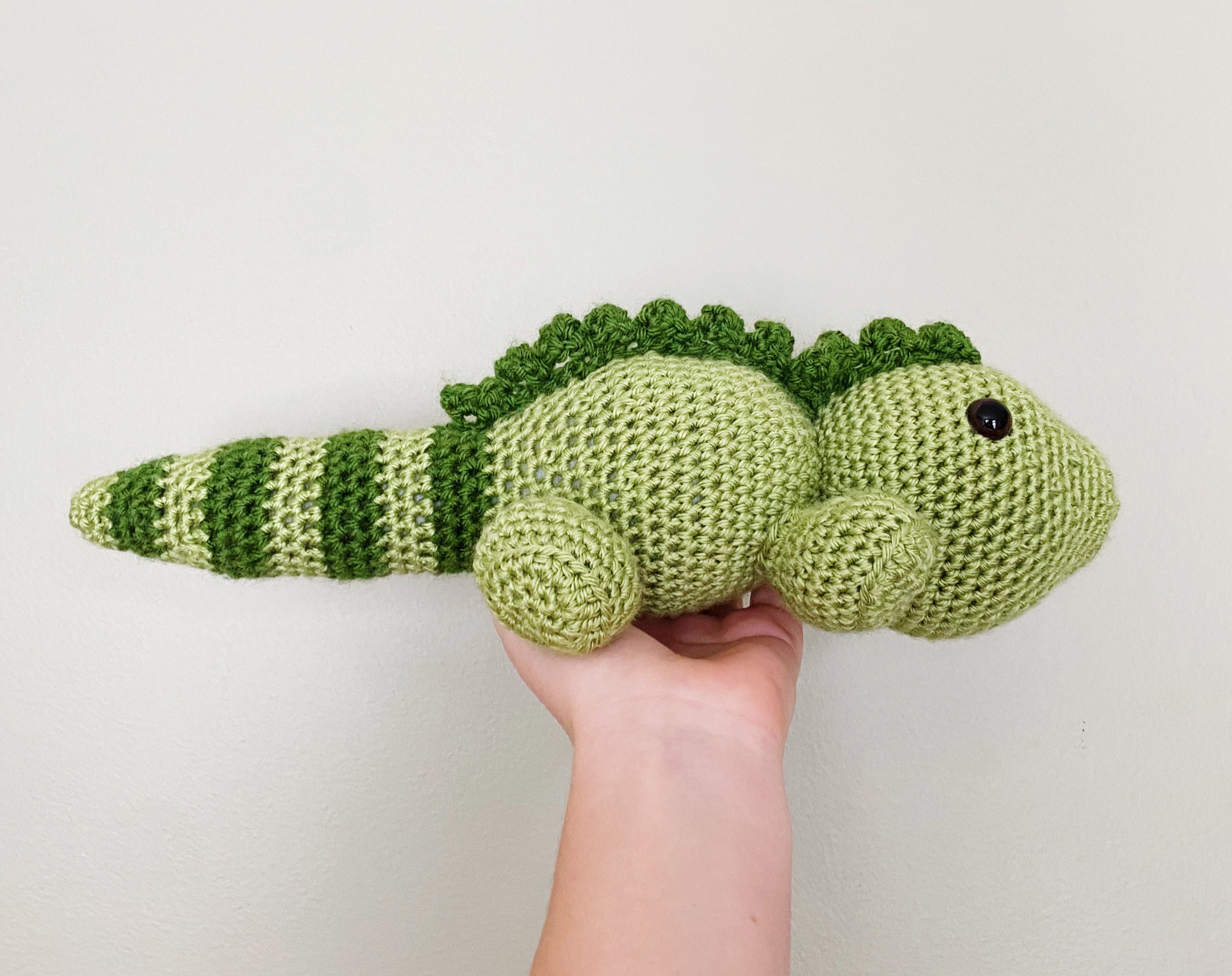 Lizard Crochet Stuffed Animal Plushie Etsy