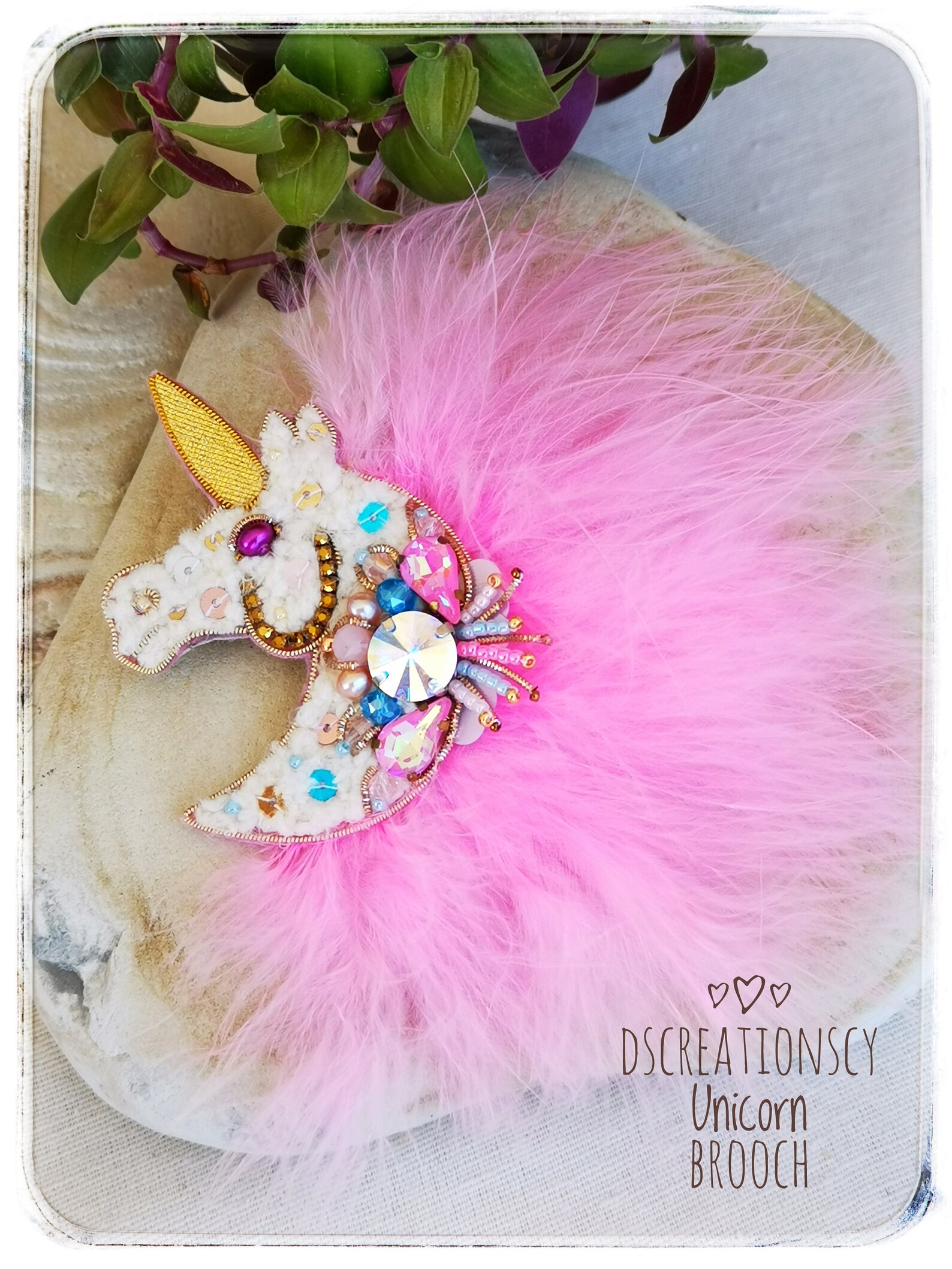Vintage Unicorn Brooch