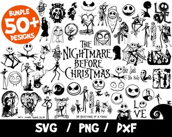 Nightmare Before Christmas Svg Etsy