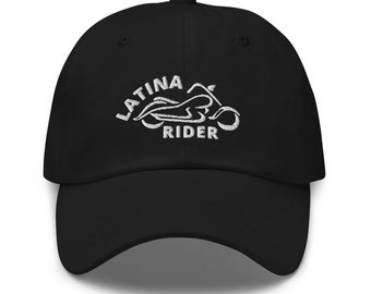 LATINA RIDER Motorcycle Baseball-Style Cap for Women who Ride Their Own