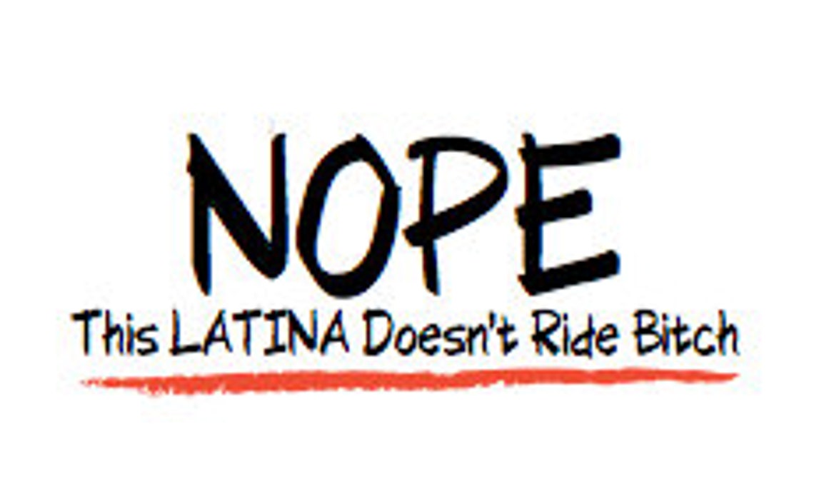 NOPE Esta LATINA no monta perra que yo paseo por mi propia  Etsy