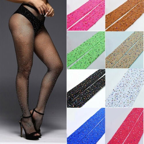 sexy BE WICKED opaque SHIMMERY trimmed FOOTLESS tights GLITTER pantyhose  NYLONS