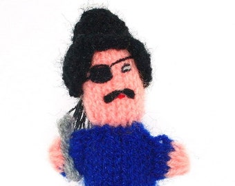 Lamb finger puppet puppet theater for playing and learning from wool knitting for children and babies