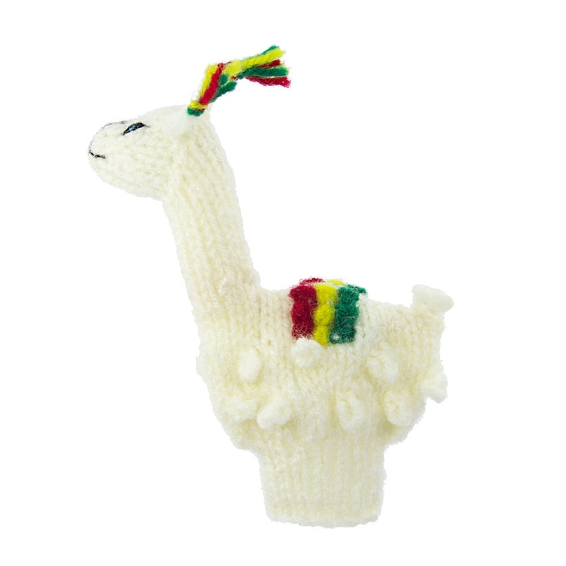 Llama Finger Puppet Puppet Theater for Playing and Learning Etsy