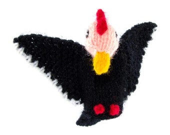 Condor finger puppet puppet theater for playing and learning from wool knitting for children and babies